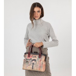 MARIACELINE shopping bag grande donna, due manici e tracolla